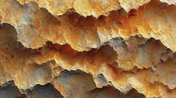 AI generated Natural sandstone surface layers background. Abstract background. photo