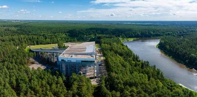 Aerial view of Druskininkai SPA resort photo