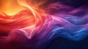 AI generated Stunning gradient wave background. Abstract Gradient background. photo