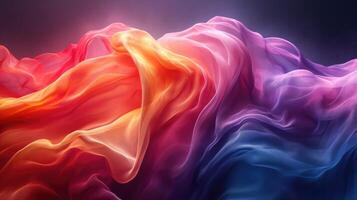 AI generated Stunning gradient wave background. Abstract Gradient background. photo