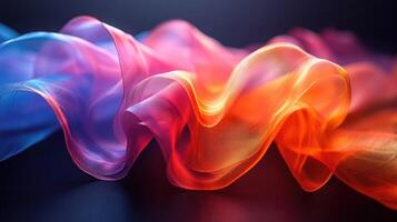 AI generated Stunning gradient wave background. Abstract Gradient background. photo