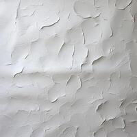 AI generated Glued white paper textured , stuck to white table, random tearing, moderate embossing, photo