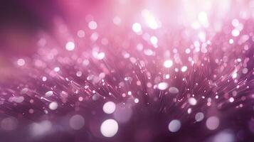 AI generated Pink glow particle abstract bokeh background photorealistic 3d render photo