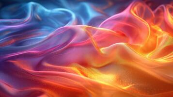 AI generated Stunning gradient wave background. Abstract Gradient background. photo