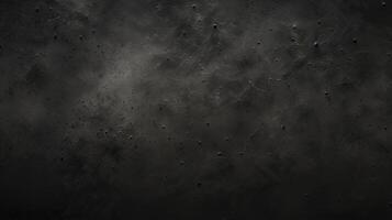 AI generated dark tone vintage dust texture on black background photo