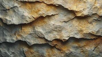 AI generated Natural sandstone surface layers background. Abstract background. photo