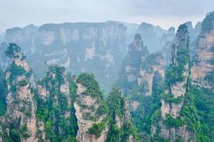 zhangjiajie montañas, China foto