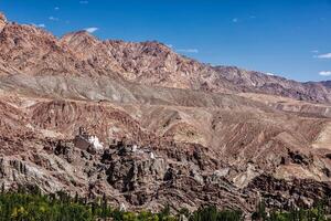 basgo monasterio. ladakh, India foto