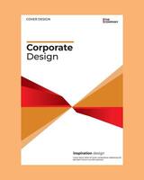 corporativo anual cubrir diseño modelo vector