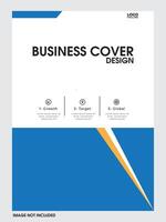 corporate annual cover design template vector