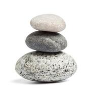 concepto de equilibrio de piedras zen foto