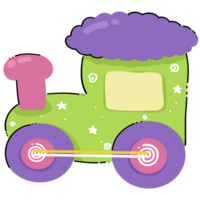 Baby car toy illustration png