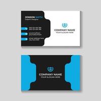 Creative modern minimalist business card design template vector