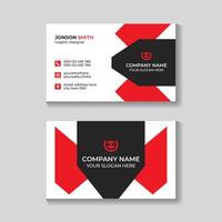 Creative modern minimal business card design template vector