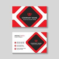 Creative modern minimal business card design template vector