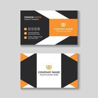 Professional corporate creative modern minimalist business card design template vector