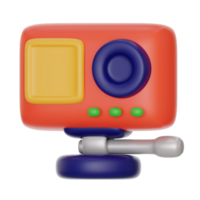 action camera 3d icon illustration png