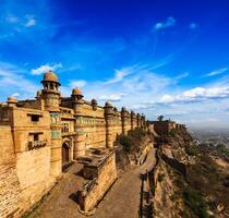 Gwalior fort. Madhya Pradesh, India photo