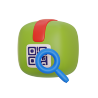 package scan 3d icon illustration png