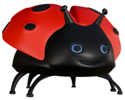 3D ladybug personage png