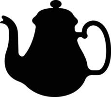 Tea pot icon in flat style. isolated on Tea kettle or teapot sign and symbol. teapots, drinking coffee pot. Abstract design Logotype art vector for apps website