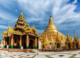 Pagoda Shwedagon, Yangon, Myanmar foto