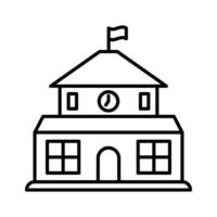 School Building icon vector design templates simple and modern