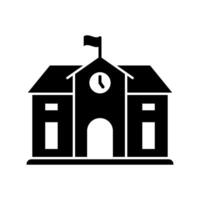 School Building icon vector design templates simple and modern