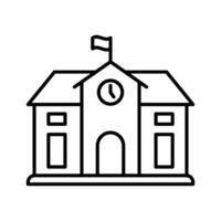 School Building icon vector design templates simple and modern