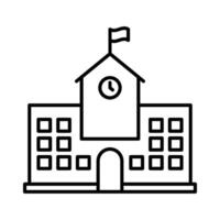 School Building icon vector design templates simple and modern