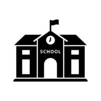 School Building icon vector design templates simple and modern