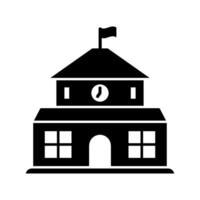 School Building icon vector design templates simple and modern