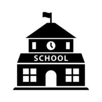 School Building icon vector design templates simple and modern