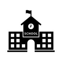 School Building icon vector design templates simple and modern