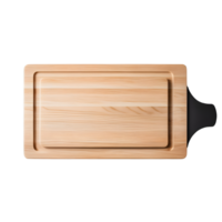 AI generated Cutting square board isolated png