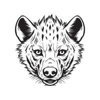 Hyena Face Vector Art, Icons, and Graphics