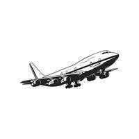 Airplane isolated on a white background vector