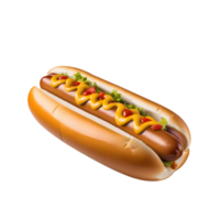 AI generated Hot dog isolated png
