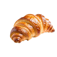 ai gerado fresco croissant isolado png