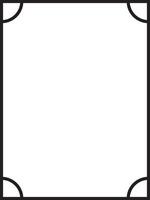 Corner border frame black line Art elegant ornament decorative page frame simple proportion vertical template vector