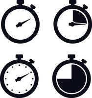 timers icons vector design