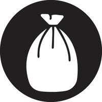 Trash bags icon vector design