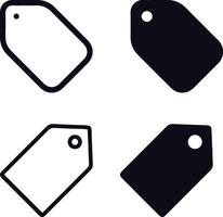 tag price label icon vector design