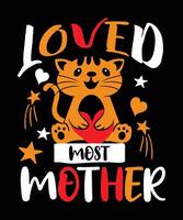 mothers  t shirt design vector