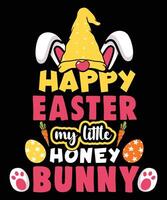 Easter print template and t shirt designs vector