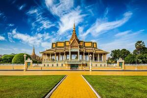 phnom penh real palacio complejo foto