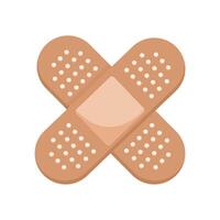 Cartoon adhesive bandage graphic icon symbol vector