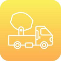 Cement Truck Vector Icon