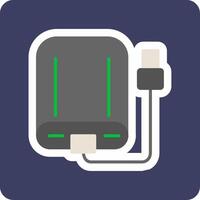 External Hard Drive Vector Icon