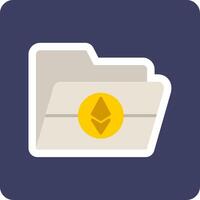 Ethereum Folder Vector Icon